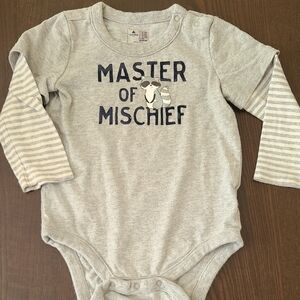 GAP Gray Bodysuit Master of Mischief